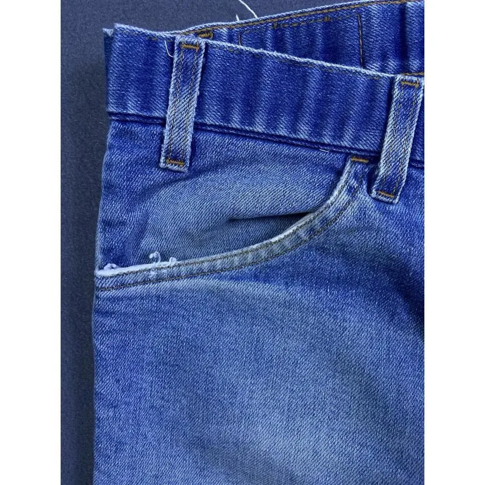 Vintage Levis Jeans Mens 36x31 Fits 34x32 Denim Straight Leg Stone Wash Western